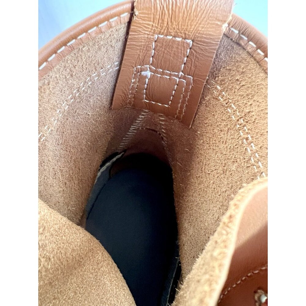 Unused LL Bean Duck Boots waterproof brown leather outdoor boots size 8W - Picture 11 of 11